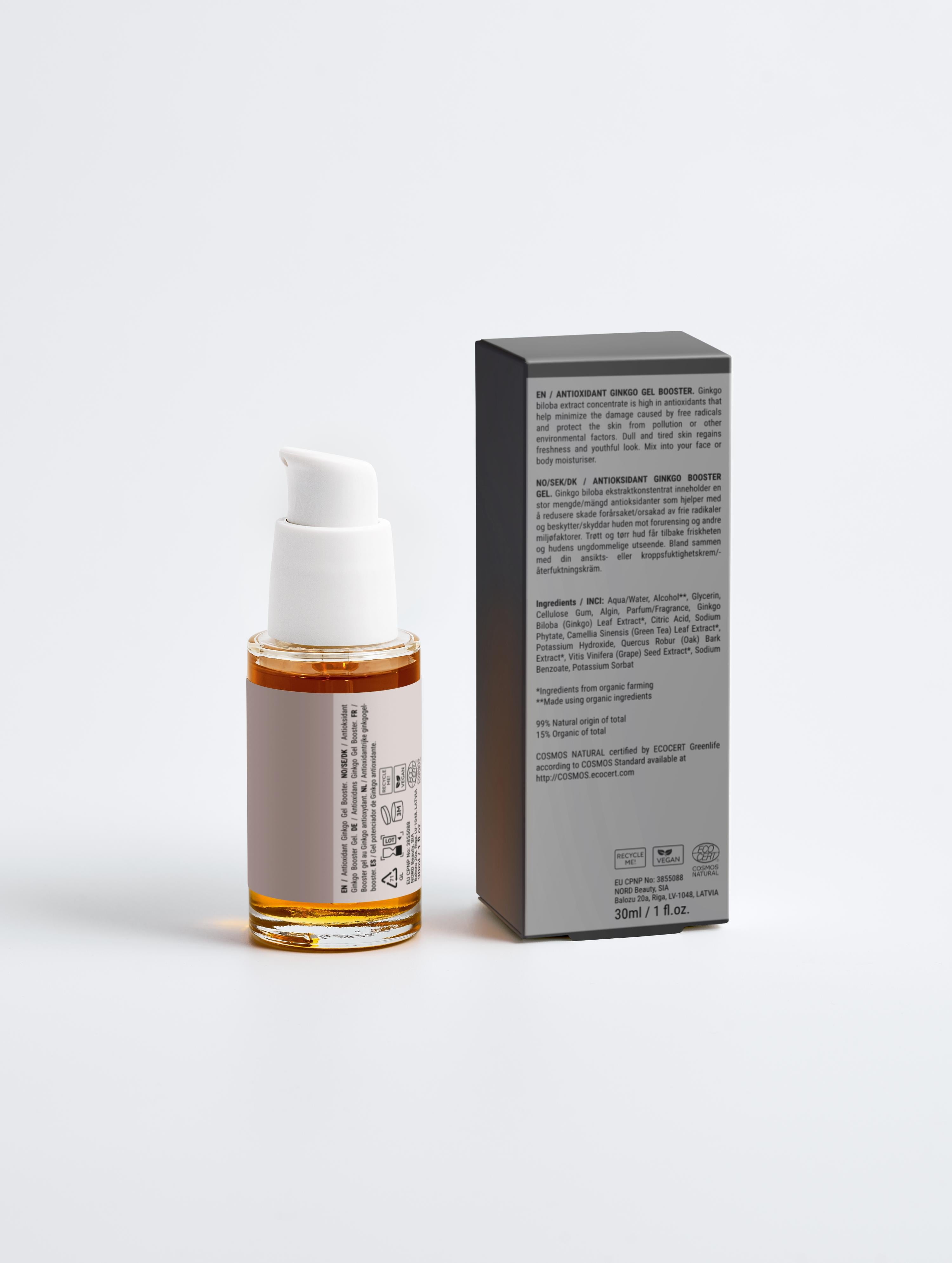Antioxidant Ginkgo Gel Booster